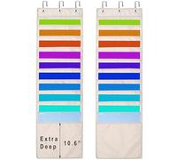 12 x 12 Paper Storage, Door Hanging Organizer for Vinyl, HTV Sheets, Cardstock, Scrapbook, Cut Mat Holder, Pack of 2