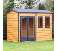 Shire Garden Office Studio - 12 ft x 12 ft, Brown
