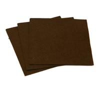 12" x 12" Squares Plain Acrylic Craft Felt Fabric - Burnt Sienna Brown