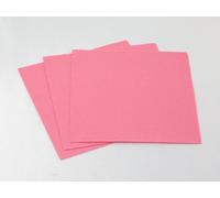 12" x 12" Squares Plain Acrylic Craft Felt Fabric - Flamingo Pink - per sheet