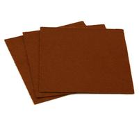 12" x 12" Squares Plain Acrylic Craft Felt Fabric - Ginger - per sheet