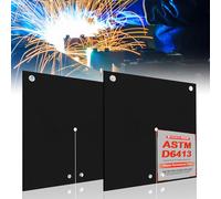 12" x 12" Welding Blanket Fireproof Mat-2 Pack Opening Shape Heat Shield Mat,Brazing Heat Shield for Torch,Welding Pad for Plumbing,Fire Flame Resistant Cloth Rag,Solder Plumbers HVAC Torch
