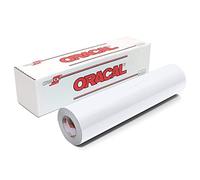 12'' X 15FT Adhesive Vinyl Roll, Oracal 651 Matte White Vinyl for Crafts