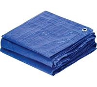 12' x 18' (3.5m x 5.3m) Blue Tarpaulin - Heavy Duty Waterproof Camping Accessories, Dust Sheets, Survival Equipment, Car & Furniture Cover, Canopy, Windbreak (12' x 18' (3.5m x 5.3m) Tarpaulin, Blue)