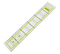12" x 2" Acrylic Sewing Guide - Precision Quilting & Tailoring Measuring Tool for DIY Crafts and Dressmaking | Multi-Purpose Non-Slip Ruler