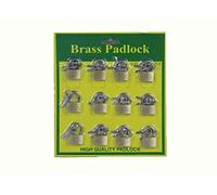 12 x 20 mm Case Combination Locks Padlock Long Shackle Brass Padlock