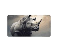 12 X 24 Inch Mouse Pad Rhino Desk Mat with Non-Slip Rubber Base Large Gaming Mouse Mat for Office & Home