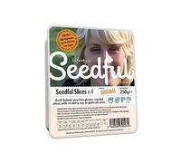 12 x 250g SEEDFUL Original Slices Multipack (3000g / 48 Slices) Nut Free, Gluten Free, Vegan Friendly, Pure Seeds, No Hidden Nasties, No Added Sugar