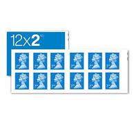 12 x 2nd Class Standard Self Adhesive Stamp Sheet Royal Mail Post Office