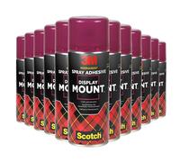 12 x 3M Display Mount Instant Hold Adhesive Permanent Mounting Spray 400ml