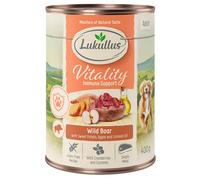 12 x 400g/800g Lukullus Vitality Wet Dog Food - 10 + 2 Free! * - Immune System: Wild Boar (Grain-Free) (12 x 400g)