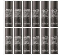 12 x 400ml Grey Wheel Spray Paint - Premium Finish for Alloy Wheels, Corrosion Resistant, Ideal for Refurbishment and Protection