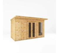 12 x 6 Maine Summerhouse with Side Shed