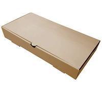 12" x 6" x 2" Plain Brown Fish and Chips Chippy Takeout Takeaway Die Cut Boxes Qty 25