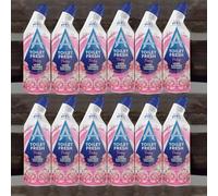 12 x 750ml Astonish Toilet Fresh Gel Peony kills 99.9% of bacteria and provides a long-lasting fragrance(Total 9000ml)