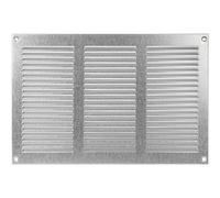 12'' x 8'' Inch / 300 x 200 mm Galvanized Air Vent Cover - Steel Return Air Grilles for Ceiling, Wall and Sidewall with Insect Mesh Screen - Fresh Air Intake Vent - HVAC, Soffit Vent, Gable Vent