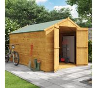 12 x 8 Shed - BillyOh Master Tongue and Groove Wooden Shed - 12x8 Garden Shed - Windowless