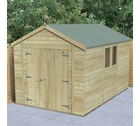 Forest Timberdale Double Door Apex Shed - 12 x 8ft