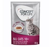 Concept for Life All Cats 10+ - in Gravy - 12 x 85g