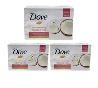 12 x 90g Dove Purley Pampering Coconut Milk Beauty Cream Soap Bar