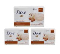 12 x 90g Dove Shea Butter Beauty Cream Soap Bar Pampering
