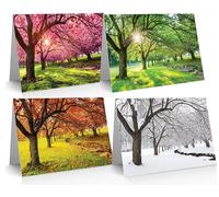 12 x A Note to Say Cards in Each of the Four Seasons: Various Styles (Photo)