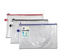 12 x A3+ Tuff Bag School Waterproof Storage Strong Pencil Pen Case Zip Wallet By ARK