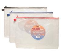 12 x A3 Tuff Bags Heavy Duty Strong Waterproof Storage Zip Wallet Cases