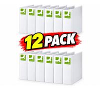 12 x A4 Ring Binder File Presentation Folder White 40mm 4D Ring New + Fast Del