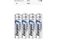 16 X AA ENERGIZER ULTIMATE LITHIUM ULTRA BATTERIES LR6 L91 DIGITAL~ LOOSE WRAPED