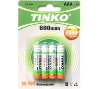 12 x AAA 600mAh 1.2v RECHARGEABLE NI-MH BATTERIES FOR CORDLESS PHONE/SOLAR LIGHTS