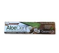 12 X Aloe Dent Aloedent Aloe Vera Triple Action Coconut Toothpaste Fluoride Free Coconut Tea Tree Oil - 100ml