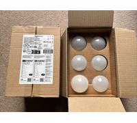 Amazon Basics LED E27 Edison Screw Bulb, 10W (Equivalent to 75W), Cool White, Non Dimmable - Pack of 6
