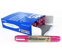 12 x Artline EK-525T Twin Tip Whiteboard Marker - Pink Ink