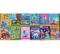 12 x Assorted Mini Activity Colour Sticker A6 Books Children Party Bag Fillers