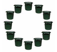 12 X Beer Slug Snail Safe Simple Easy Trap Traps No Chemicals Garden Soil Grass