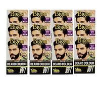 12 x Bigen Men's Beard Colour | No Ammonia Formula with Aloe Extract & Olive Oil - 101 Natural Black