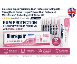 12 X Biorepair Peribioma Toothpaste Gum Protection Hydroxyapatite Toothpaste