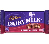 12 x Cadbury Chocolate Bars 200g (7oz) - Made in England (12 x Cadbury FRUIT & NUT 200g (7oz)) by Kraft Foods UK