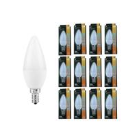 12 X Candle Led 4.4W Light Bulb SES Warm White Long Life Quality E14 2700K for Any Space | Energy Saving Lamps Bulb for Daily Use | Suitable for Ceiling Lights and Decorative Home Lighting