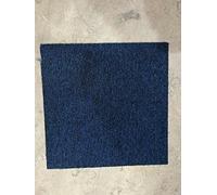 12 x Carpet Tiles 40cm x 40cm, Dark Blue | Heavy Duty, Home Commercial Retail Office Shop, Premium Flooring, Hardwearing Anti-Slip, Bitumen Backed