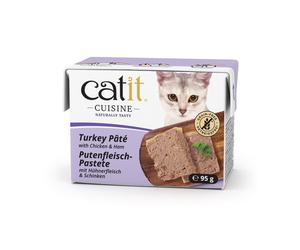 12 x Catit Cuisine - Turkey Meat Pate with Chicken Fl. & Ham, 95 g EP: 1,33€