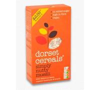 12 x Cereals Simply Nutty Muesli With Vanilla Pears 410g With a Lighter Crunch Healthy Breakfast Cereal | Vegan | High Fibre | Delicious Tasty And Twisty