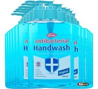 12 x Certex Blue Anti-Bacterial Hand Wash Liquid Soap 500ml Bottles