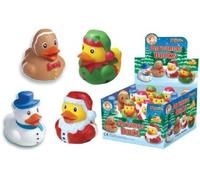 12 X Christmas Rubber Bath Ducks