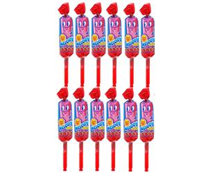 12 x Chupa Chups Melody Pops Strawberry 18G