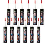 12 x Clear Everbuild Stixall MS Polymer Grab Sealant Adhesive - 290ml