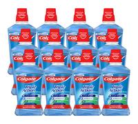 12 x Colgate Triple Action Mouthwash - Antibacterial Mouth Plaque Rinse - 500ml