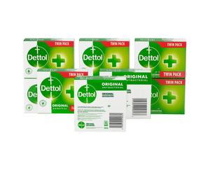 12 x Dettol Soap Bars 100g 6X Twin Packs FREE ROYAL MAIL FULL TRACKED
