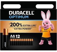 12 x Duracell AA Optimum (1 blister card with 12 batteries), 12 batteries (MX1500/Stilo/MIGNON)
